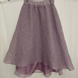 Zara Lavender Tulle Skirt Midi